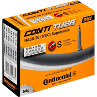 biketart Continental R28 Supersonic Inner Tube 700x20-25C Presta | biketart Rewards + Free Delivery Over £50 | 0% Finance Available on all Bikes