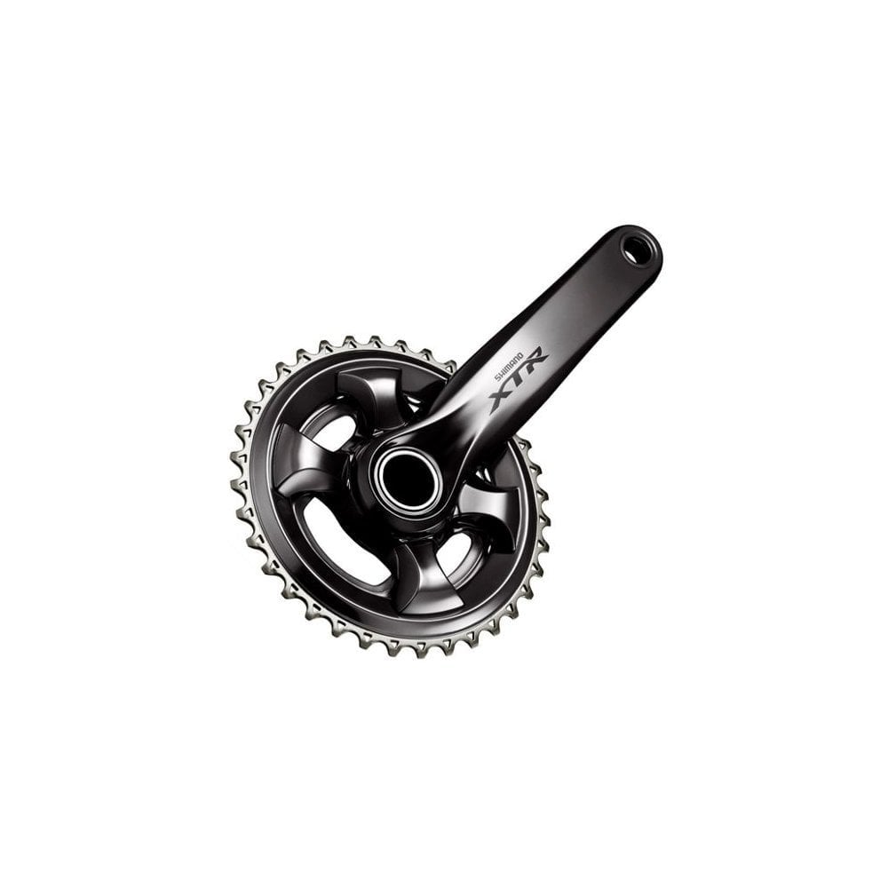 Shimano XTR M9100 12-Speed Double Chainset - Grey / Black