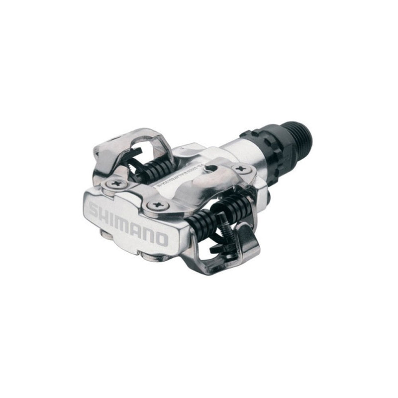 biketart Shimano M520 SPD Pedals Silver | biketart Rewards + Free Delivery Over £50 | 0% Finance Available on all Bikes