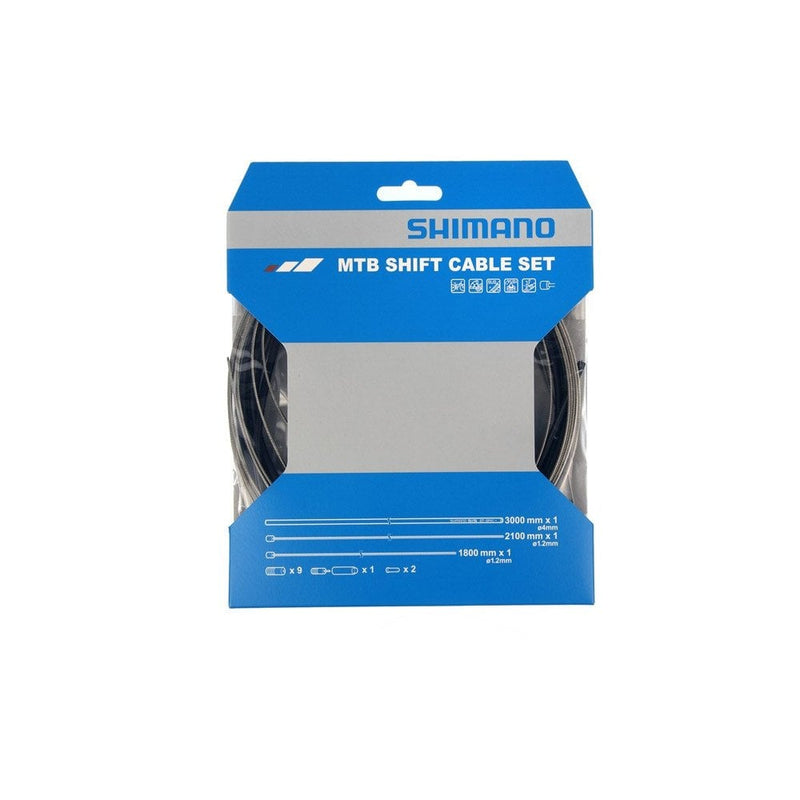 biketart Shimano MTB Stainless Steel Gear Cable Set | biketart Rewards + Free Delivery Over £50 | 0% Finance Available on all Bikes