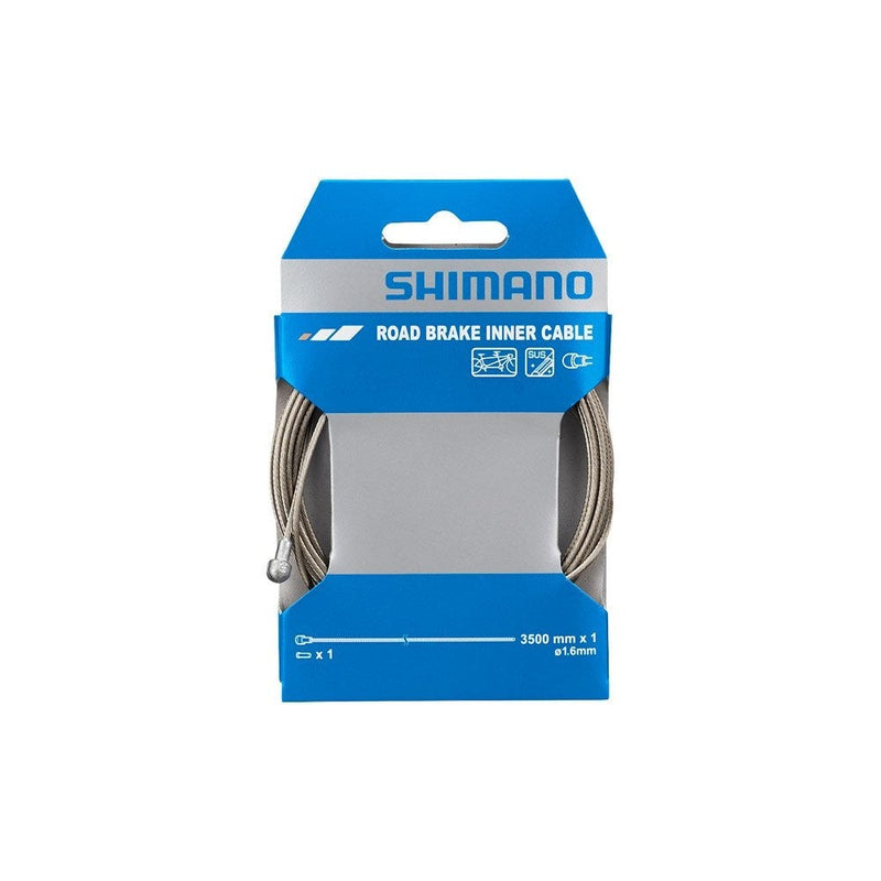 biketart Shimano Road Tandem Stainless Steel Brake Cable 1.6 x 3500 mm | biketart Rewards + Free Delivery Over £50 | 0% Finance Available on all Bikes