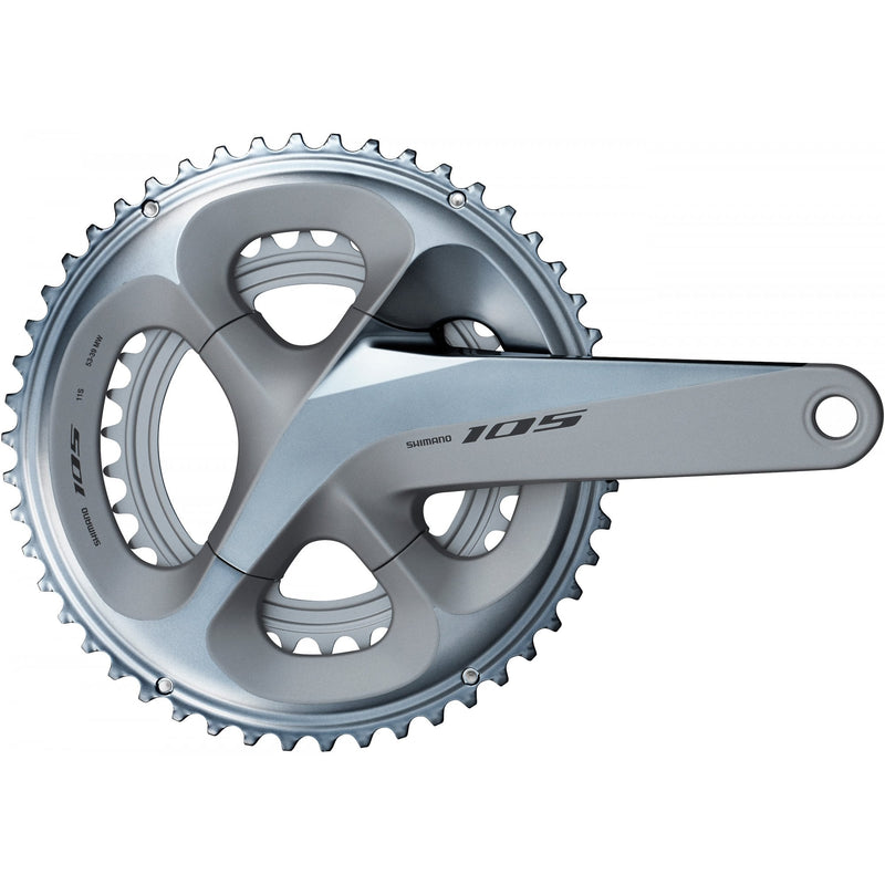 biketart Shimano 105 FC-R7000 Double Road Bike Chainset - HollowTech II | biketart Rewards + Free Delivery Over £50 | 0% Finance Available on all Bikes