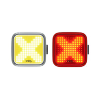 biketart Knog Blinder V2 X Front & Rear Lights Twinpack | biketart Rewards + Free Delivery Over £50 | 0% Finance Available on all Bikes