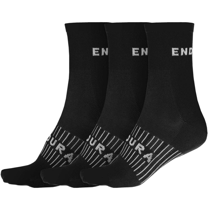 biketart Endura Coolmax Race Sock (Triple Pack) | biketart Rewards + Free Delivery Over £50 | 0% Finance Available on all Bikes