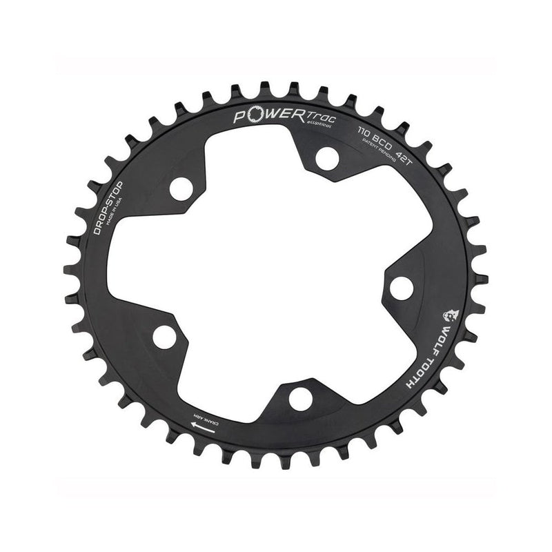 biketart Wolf Tooth Elliptical 110 BCD Chainrings Flat Top | biketart Rewards + Free Delivery Over £50 | 0% Finance Available on all Bikes