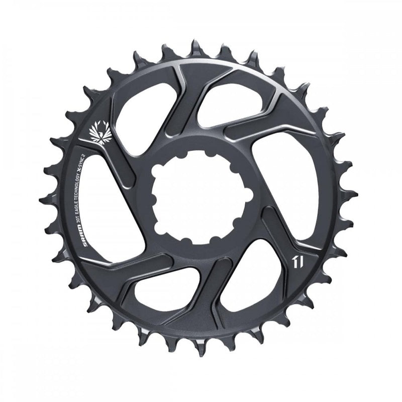 biketart SRAM X-Sync 2 12-Speed Eagle SL Direct Mount Chainring Lunar Grey | biketart Rewards + Free Delivery Over £50 | 0% Finance Available on all Bikes