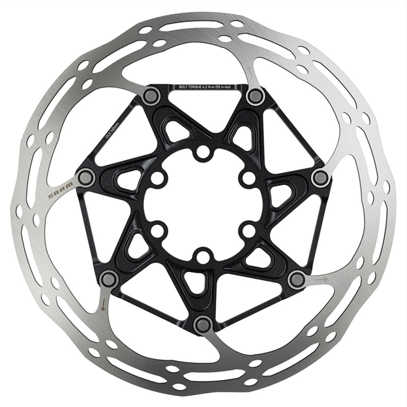 biketart SRAM Centerline 2 Piece Rounded 6-Bolt Disc Brake Rotor | biketart Rewards + Free Delivery Over £50 | 0% Finance Available on all Bikes