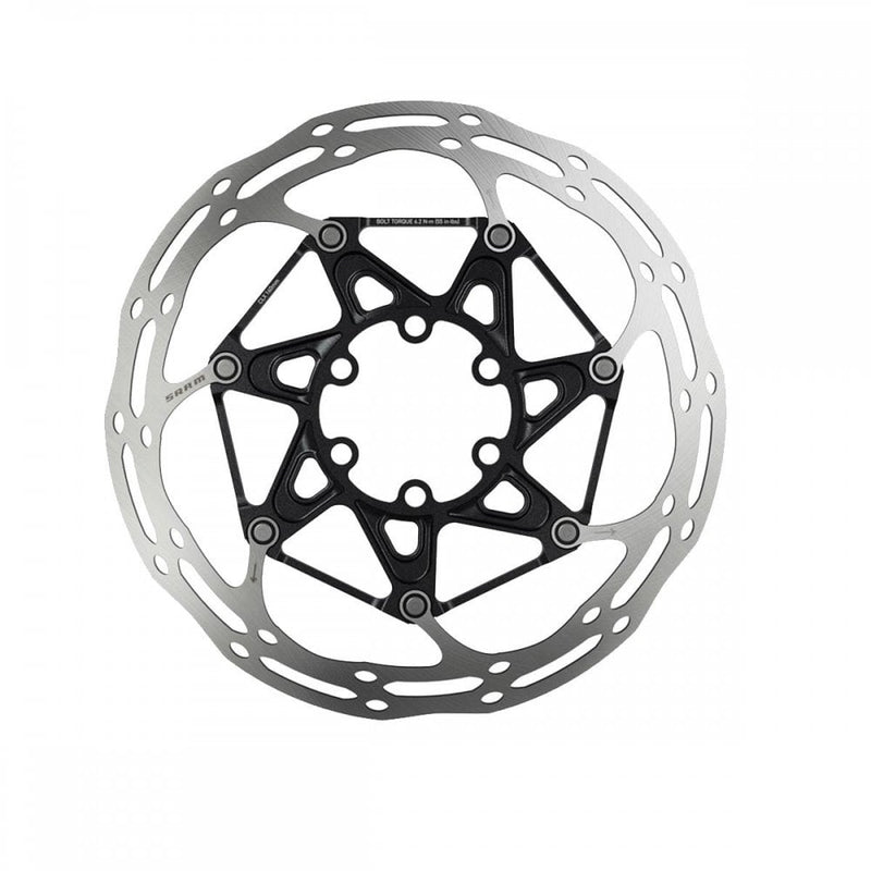 biketart SRAM Centerline 2 Piece Rounded Ti Bolt Black Disc Brake Rotor | biketart Rewards + Free Delivery Over £50 | 0% Finance Available on all Bikes