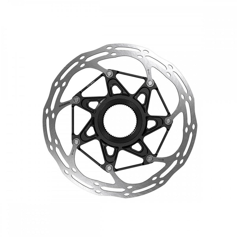 biketart SRAM Centerline 2 Piece Centerlock Rounded Black Disc Brake Rotor | biketart Rewards + Free Delivery Over £50 | 0% Finance Available on all Bikes