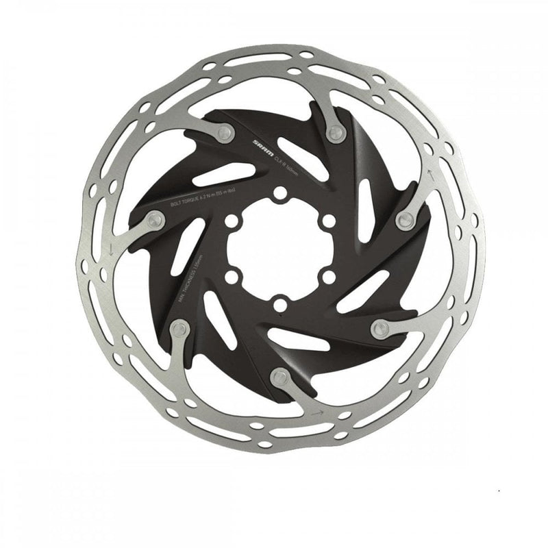 biketart SRAM Centerline X Road 2 Piece 6 Bolt Rounded Disc Brake Rotor | biketart Rewards + Free Delivery Over £50 | 0% Finance Available on all Bikes