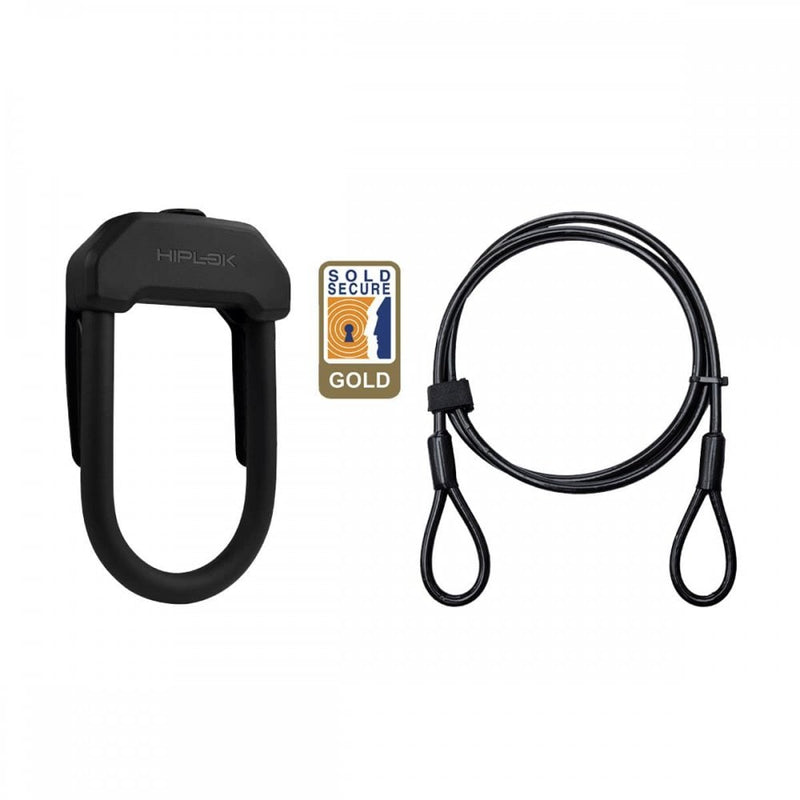 biketart Hiplok DX+ Bike D-Lock & 2m Cable | biketart Rewards + Free Delivery Over £50 | 0% Finance Available on all Bikes