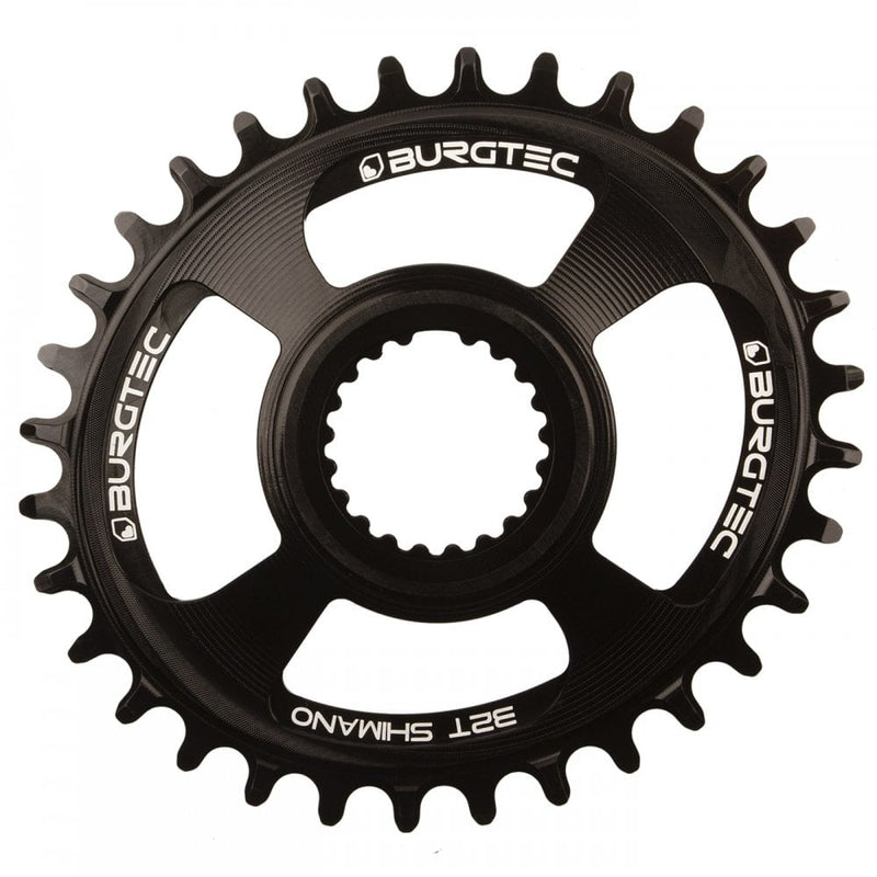 biketart Burgtec Shimano Oval Direct Mount Thick Thin Chainring | biketart Rewards + Free Delivery Over £50 | 0% Finance Available on all Bikes