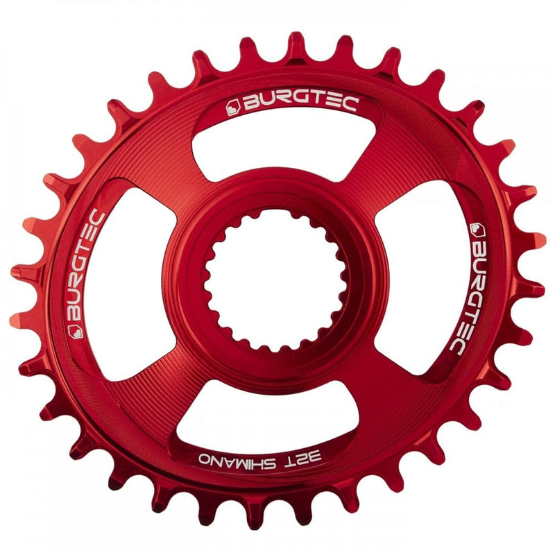 biketart Burgtec Shimano Oval Direct Mount Thick Thin Chainring | biketart Rewards + Free Delivery Over £50 | 0% Finance Available on all Bikes