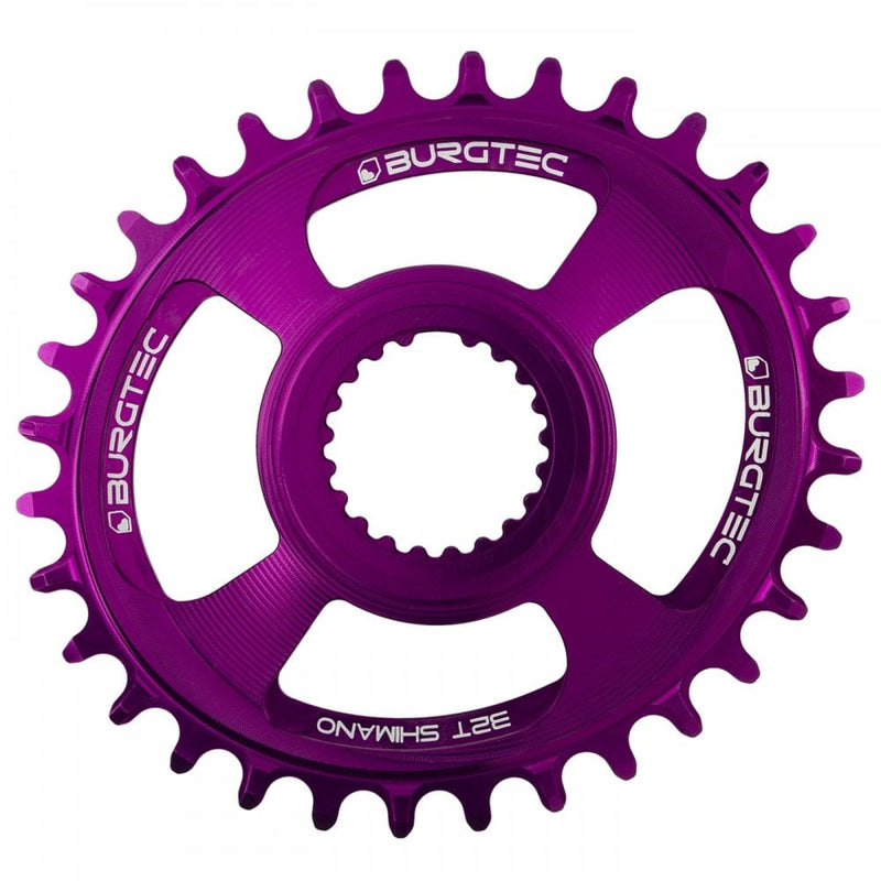 biketart Burgtec Shimano Oval Direct Mount Thick Thin Chainring | biketart Rewards + Free Delivery Over £50 | 0% Finance Available on all Bikes