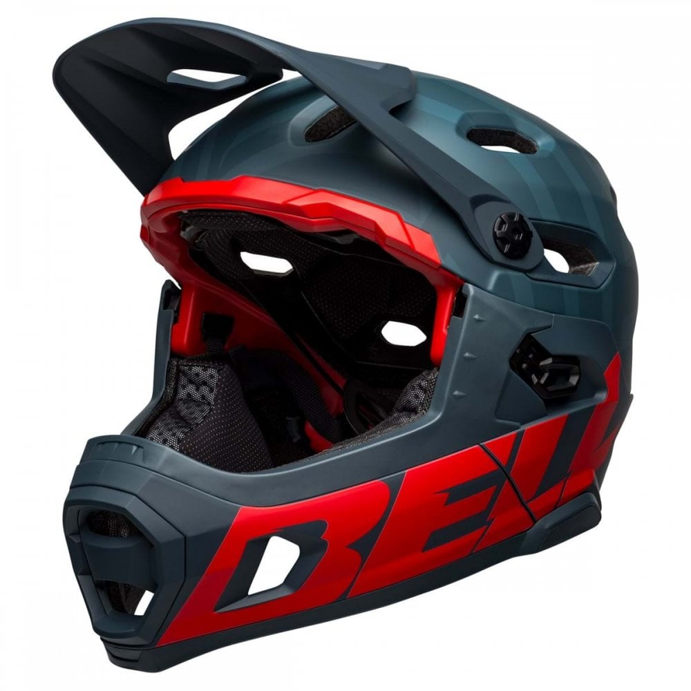 Bell Super DH MIPS Helmet - Matte Light Blue/Navy