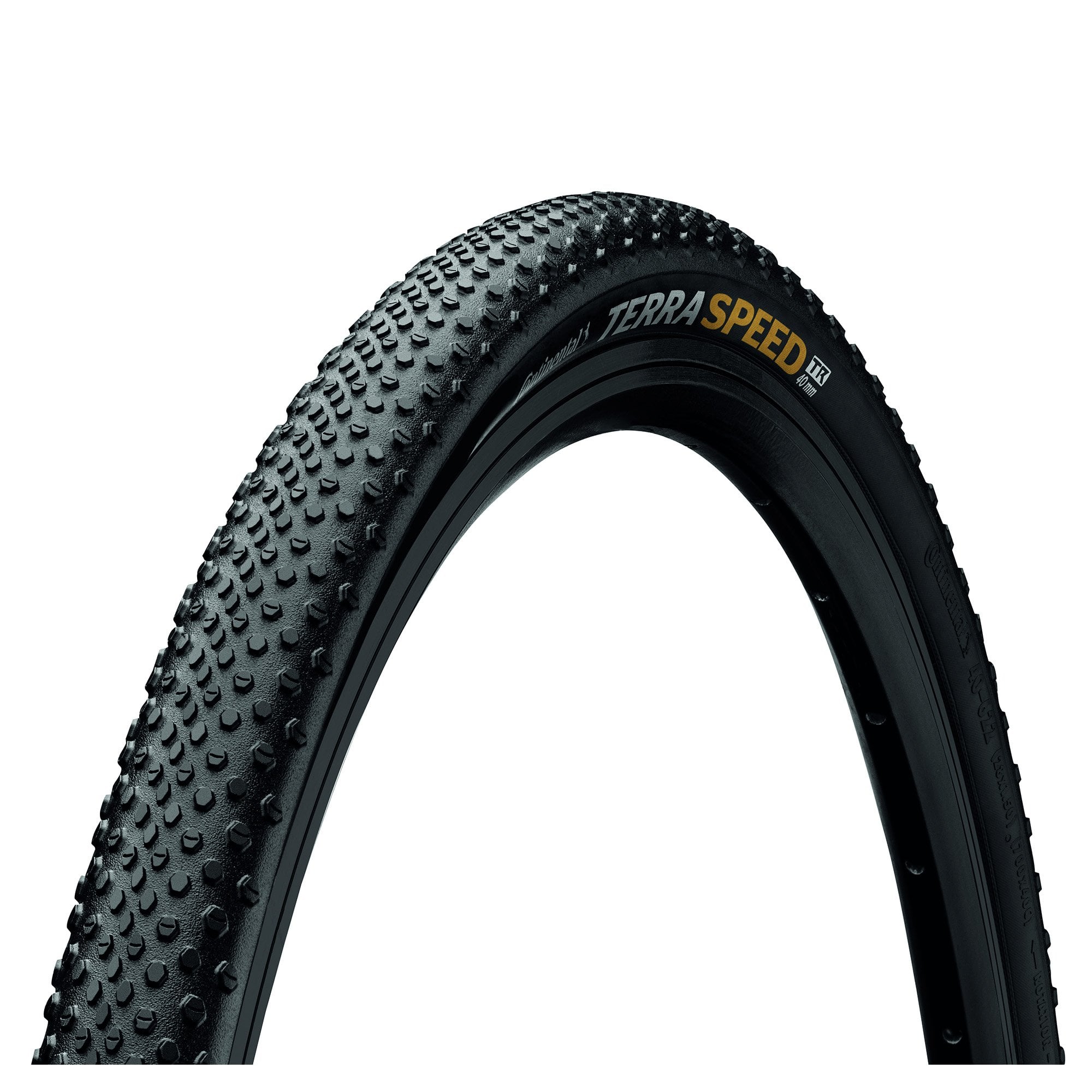 Continental Terra Speed Protection Tyre - Foldable Black Chili Compound - Black/Black