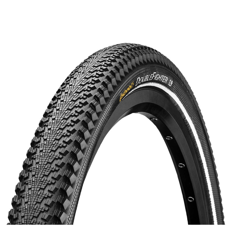 biketart Continental DoubleFighter III Reflex Tyre - Wire Bead | biketart Rewards + Free Delivery Over £50 | 0% Finance Available on all Bikes