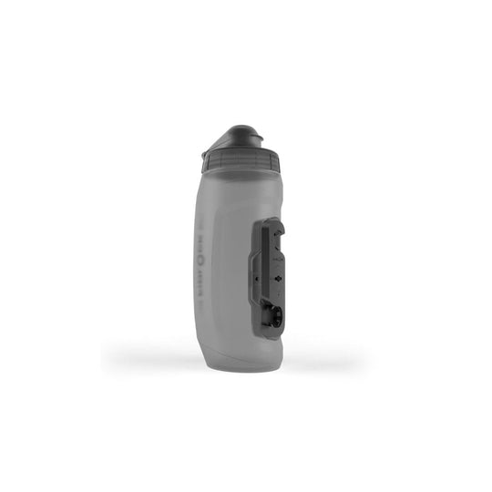 Peaty's Fidlock Lockin Magnetic Bike Water Bottle & Mount, Crown/Clear, 600  ml/ 20 oz.
