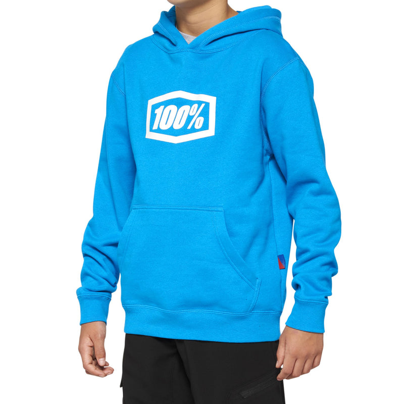 biketart 100% Icon Pullover Youth Hoodie | biketart Rewards + Free Delivery Over £50 | 0% Finance Available on all Bikes