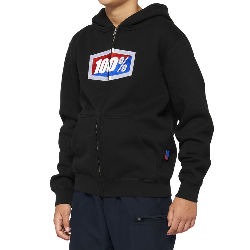 biketart 100% Official Youth Zip Hoodie | biketart Rewards + Free Delivery Over £50 | 0% Finance Available on all Bikes