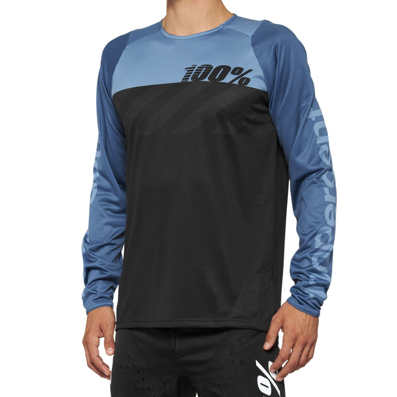 biketart 100% R-Core Long Sleeve Jersey | biketart Rewards + Free Delivery Over £50 | 0% Finance Available on all Bikes