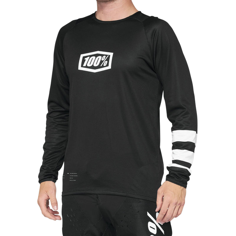 biketart 100% R-Core Long Sleeve Jersey | biketart Rewards + Free Delivery Over £50 | 0% Finance Available on all Bikes