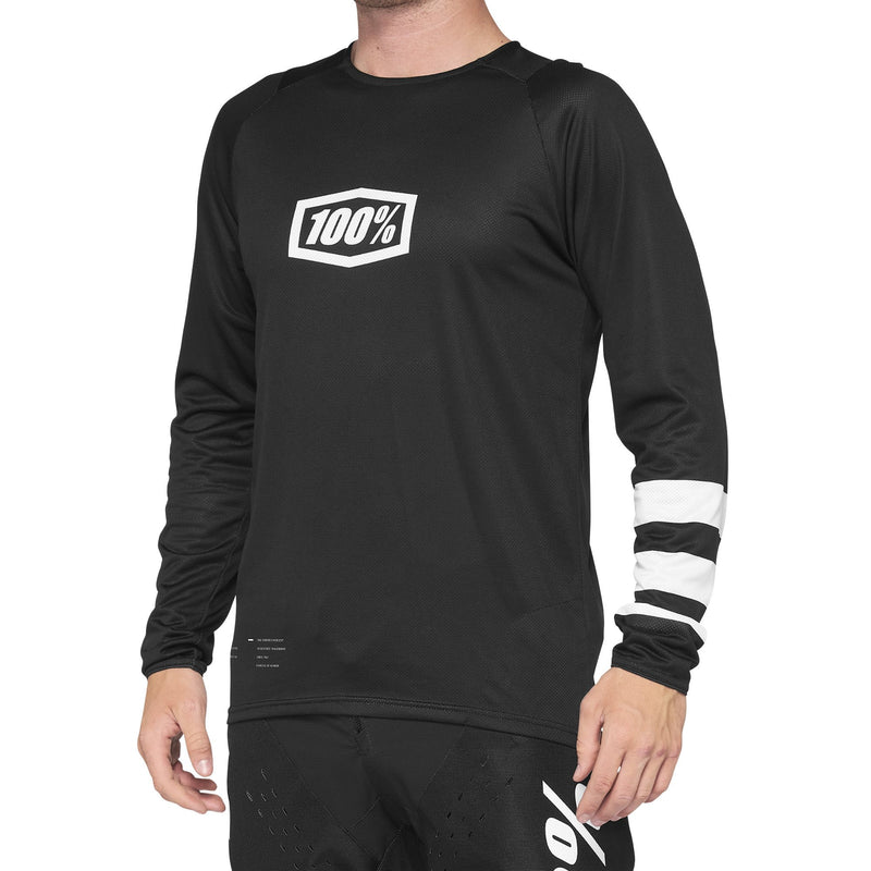 biketart 100% R-Core Long Sleeve Youth Jersey | biketart Rewards + Free Delivery Over £50 | 0% Finance Available on all Bikes