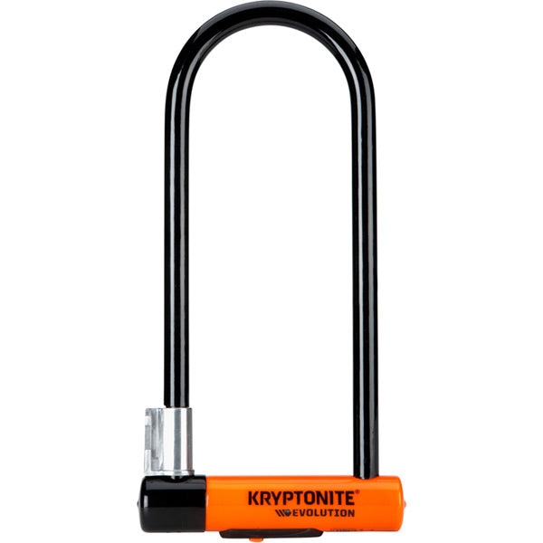 biketart Kryptonite Evolution Long Shackle U-Lock with Flexframe Bracket Sold Secure Gold | biketart Rewards + Free Delivery Over £50 | 0% Finance Available on all Bikes