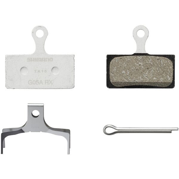 biketart Shimano G05A-RX Resin Disc Brake Pads | biketart Rewards + Free Delivery Over £50 | 0% Finance Available on all Bikes