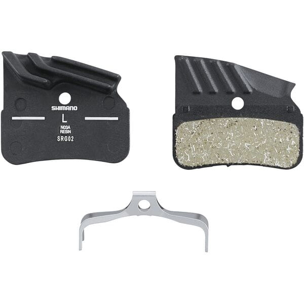 biketart Shimano Spares Shimano N03A Resin Disc Brake Pads with Cooling Fins | biketart Rewards + Free Delivery Over £50 | 0% Finance Available on all Bikes