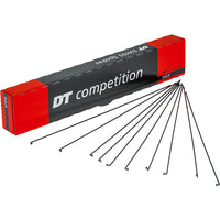 biketart DT Swiss Competition Black Spokes 14/15g Box of 100 | biketart Rewards + Free Delivery Over £50 | 0% Finance Available on all Bikes