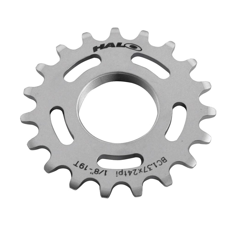 biketart Halo Track Cog 1/8" Satin Chrome | biketart Rewards + Free Delivery Over £50 | 0% Finance Available on all Bikes