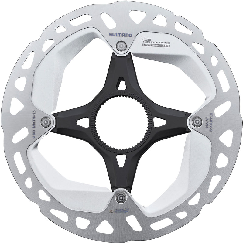 biketart Shimano XT RT-MT800 Ice Tech Centre-Lock Disc Brake Rotor | biketart Rewards + Free Delivery Over £50 | 0% Finance Available on all Bikes