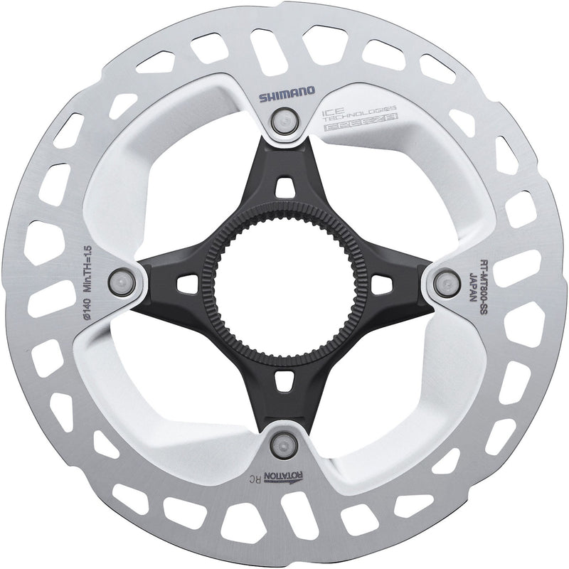 biketart Shimano XT RT-MT800 Ice Tech Centre-Lock Disc Brake Rotor | biketart Rewards + Free Delivery Over £50 | 0% Finance Available on all Bikes