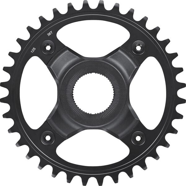 biketart Shimano STEPS SM-CRE70-12-B 12-Speed Chainring 55mm Chainline | biketart Rewards + Free Delivery Over £50 | 0% Finance Available on all Bikes