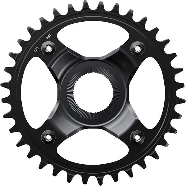 biketart Shimano STEPS SM-CRE80 12-Speed 36T Superboost Chainring 56.5mm Chainline | biketart Rewards + Free Delivery Over £50 | 0% Finance Available on all Bikes