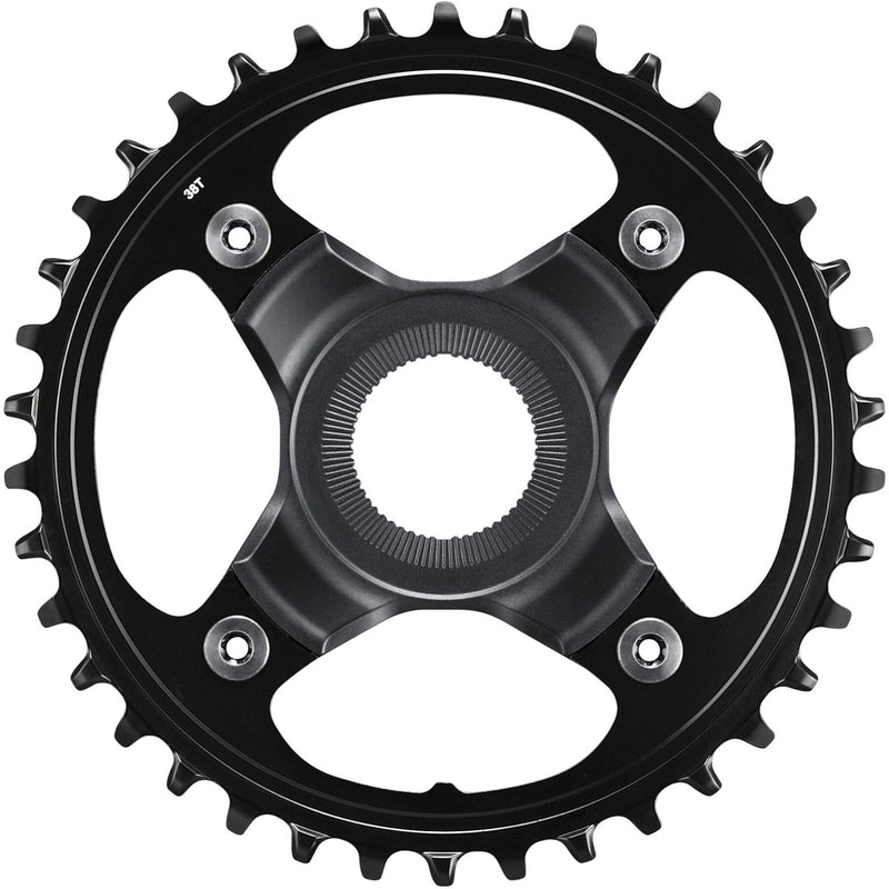 biketart Shimano STEPS Shimano SM-CRE80-B chainring, 38T without chain guard | biketart Rewards + Free Delivery Over £50 | 0% Finance Available on all Bikes