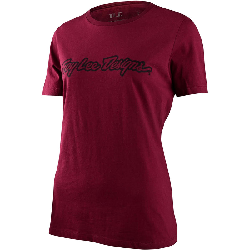 biketart Troy Lee Designs Women's Signature Short Sleeve T-Shirt | biketart Rewards + Free Delivery Over £50 | 0% Finance Available on all Bikes