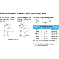 biketart Shimano Spares BR-RS505 Calliper Fixing Bolt C, for 35 mm Frame, 48 mm Bolt | biketart Rewards + Free Delivery Over £50 | 0% Finance Available on all Bikes