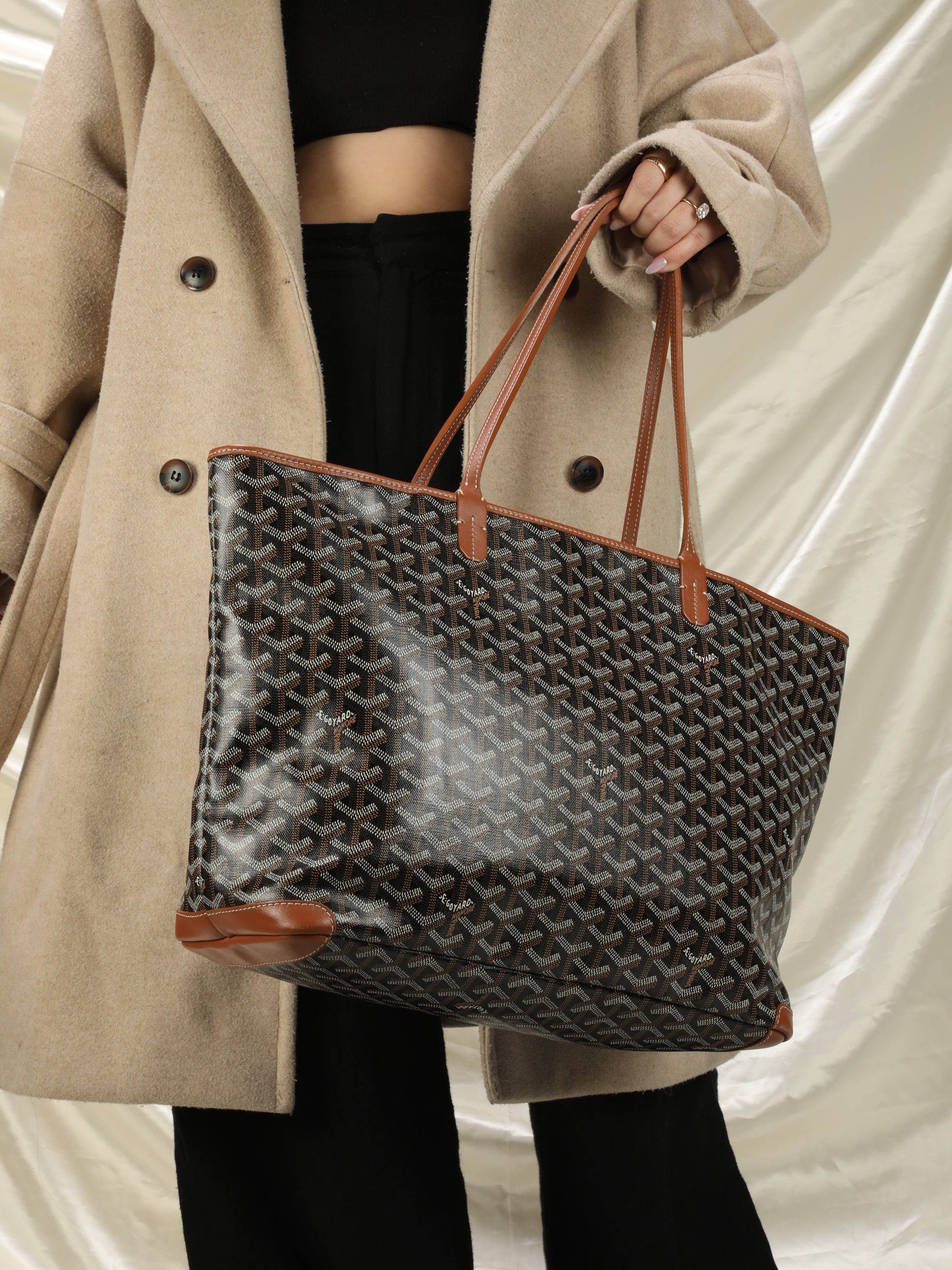 Goyard Artois MM in Black and Tan (for Pre-order) - Selectionne PH