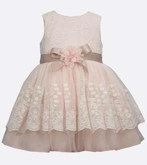 Girls Embroidered Party Dress