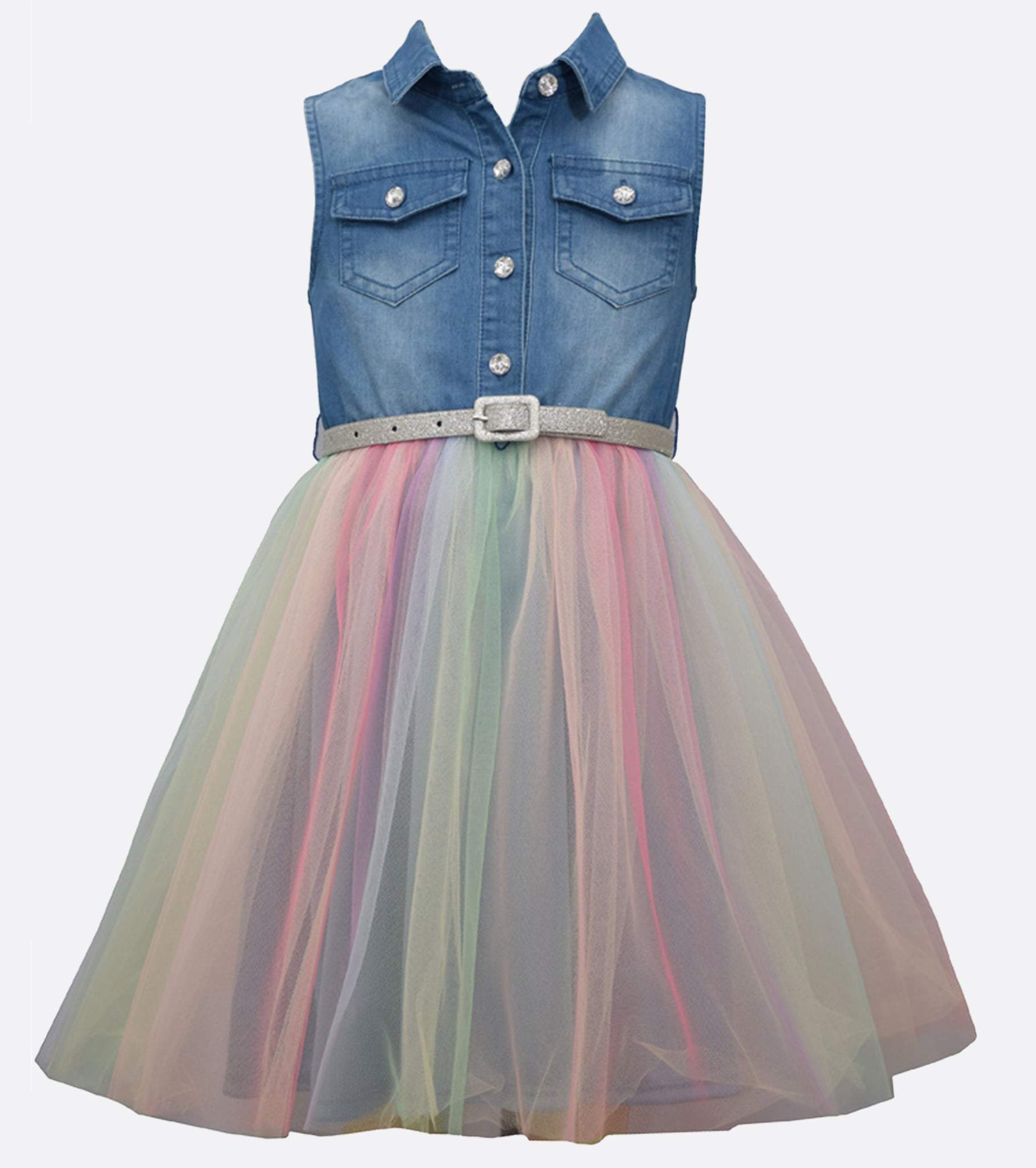 denim tutu dress