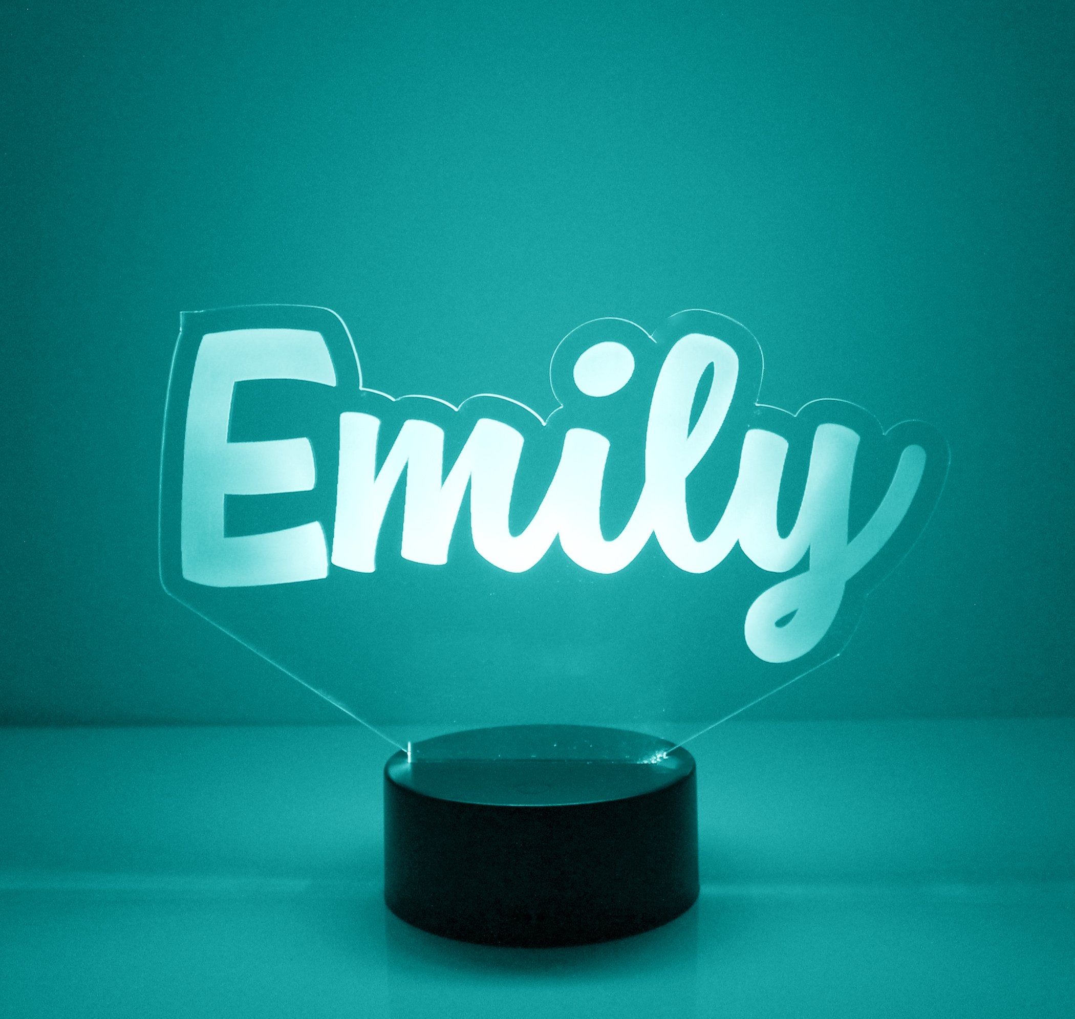 personalized led night light