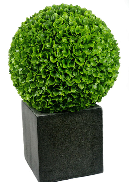 faux indoor topiary ball