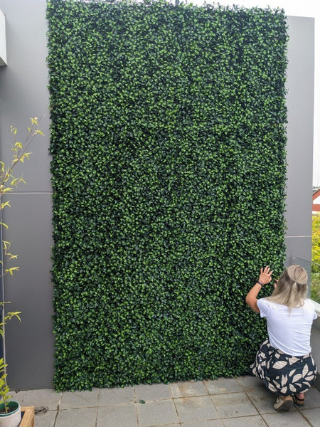 installing green wall panels