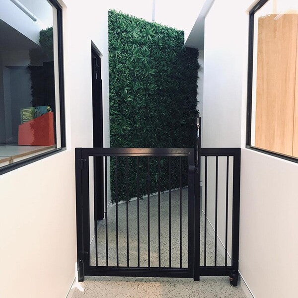 fake vertical garden in tiny space