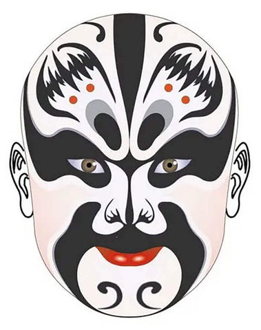 Black Faces in Chinese Peking Opera usually have neutral meanings, symbolizing just brave criticized integrity and even reckless , however , they can also signifies uprightness.