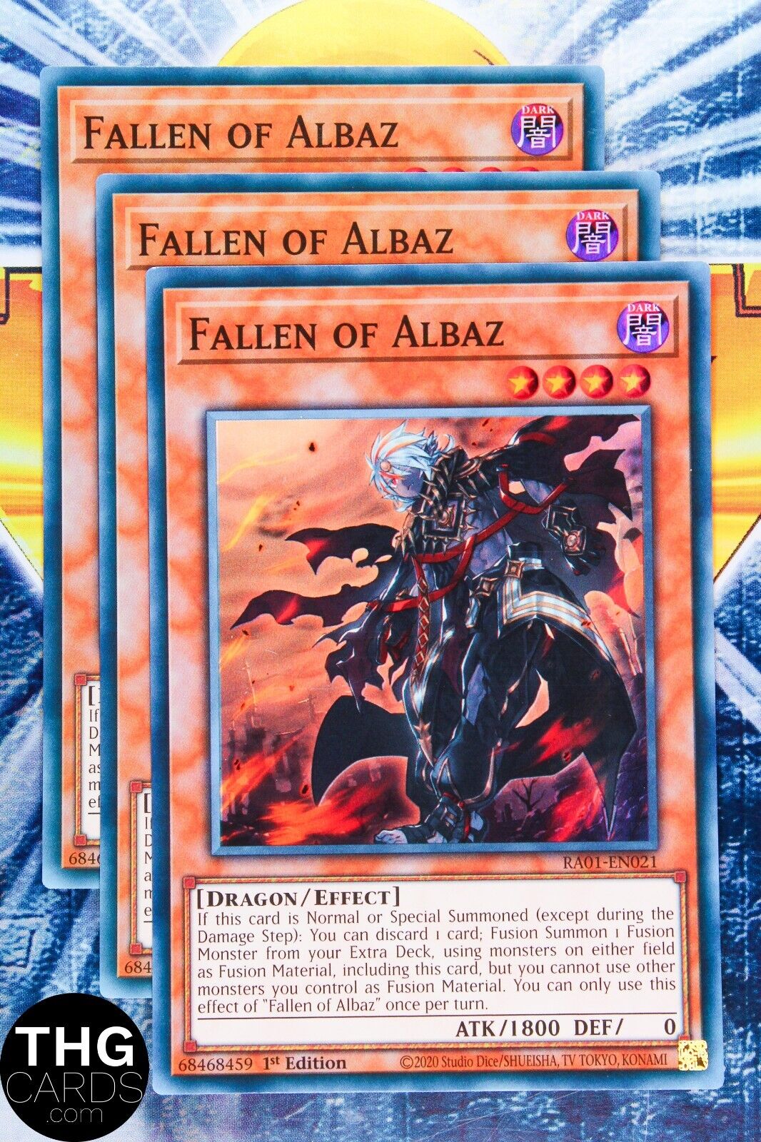 Albaz the Ashen POTE-EN011 1st Edition Super Rare Yugioh Card