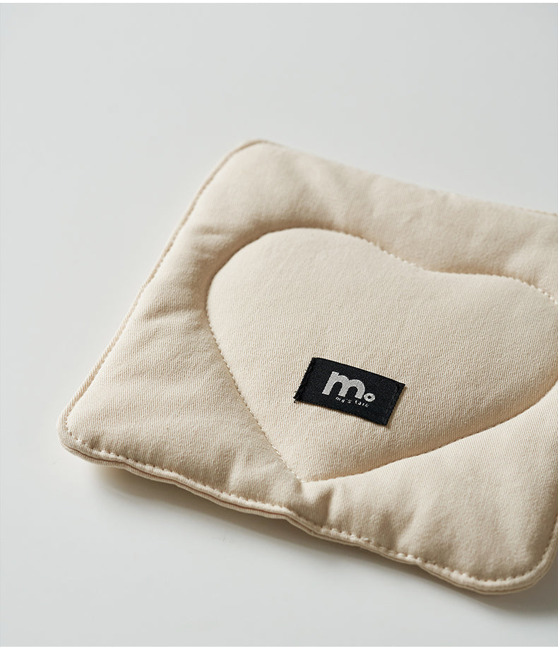 Cream white Ins style cotton canvas quilted heat insulation potholder, by A Bit Sleepy homeware concept store