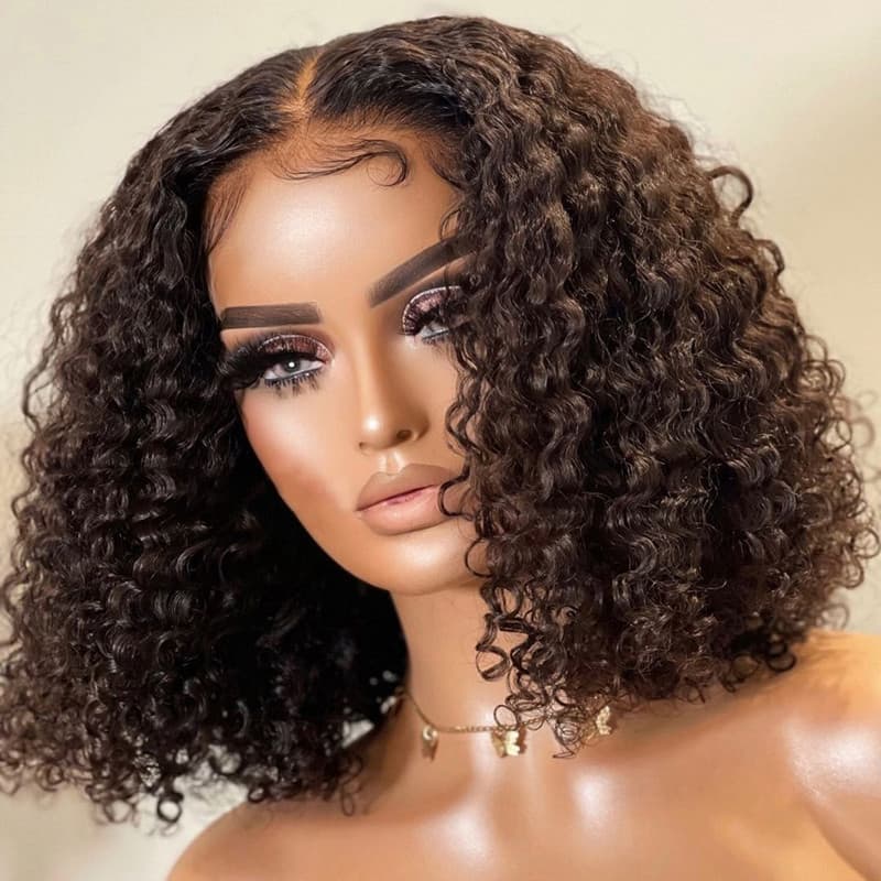 Full Density 13x4 Lace Frontal Bob Wig Water Wave Dreamlacewig 